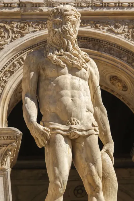 Framed Print : Scala dei Giganti, Sculpture Mars in the courtyard of the Doges Palace (Palazzo Framed Print : Scala dei Giganti, Sculpture Mars in the courtyard of the Doges Palace (Palazzo
