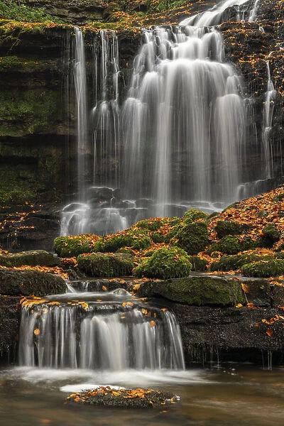 Scaleber Force waterfall in the Yorkshire Dales National Park, North Yorkshire, England