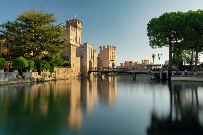 Framed Print : Scaliger Castle, Sirmione, Lake Garda, Brescia province, Lombardy, Italy Framed Print : Scaliger Castle, Sirmione, Lake Garda, Brescia province, Lombardy, Italy