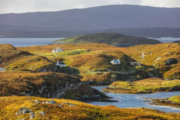 Framed Print : Scalpay, Isle of Scalpay, Isle of Harris, Outer Hebrides, Scotland