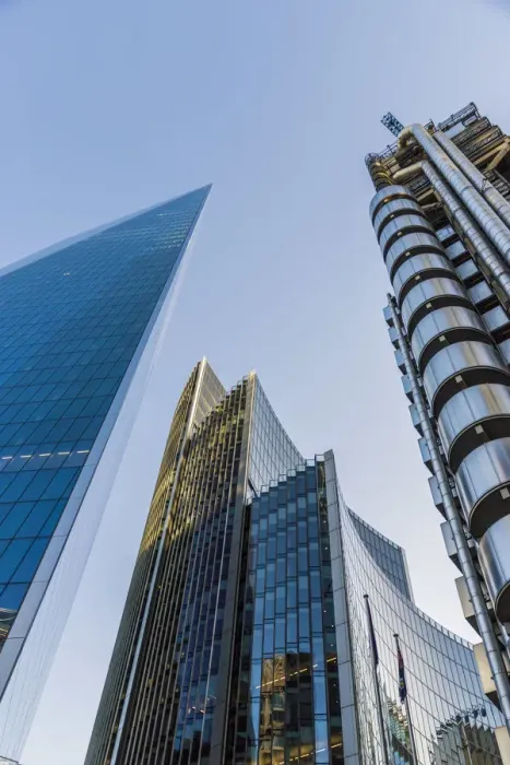 Framed Print : The Scapel, Willis building and Lloyds building, London, England Framed Print : The Scapel, Willis building and Lloyds building, London, England