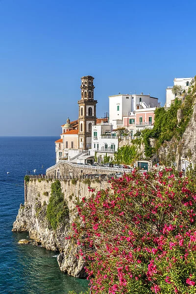Scenic skyline of Atrani, Amalfi coast, Campania, Italy