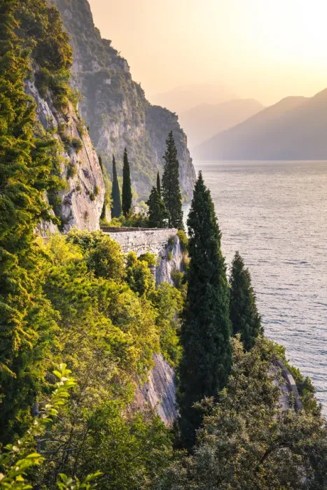 Framed Print : Scenic SS45 road on the west side of Garda Lake. Brescia district, Lombardia, Italy Framed Print : Scenic SS45 road on the west side of Garda Lake. Brescia district, Lombardia, Italy