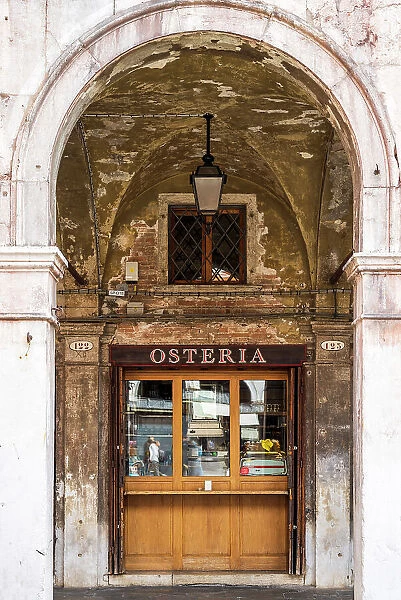 Scenic street corner, Venice, Veneto, Italy