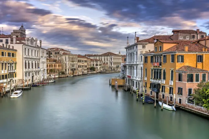 Framed Print : Scenic sunrise over Grand Canal, Venice, Veneto, Italy Framed Print : Scenic sunrise over Grand Canal, Venice, Veneto, Italy
