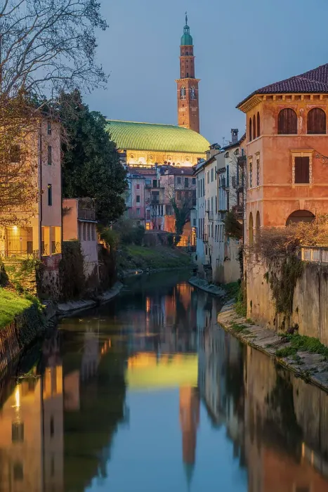 Framed Print : Scenic view of Basilica Palladiana and Torre Bissara clock tower, Vicenza, Veneto, Italy Framed Print : Scenic view of Basilica Palladiana and Torre Bissara clock tower, Vicenza, Veneto, Italy