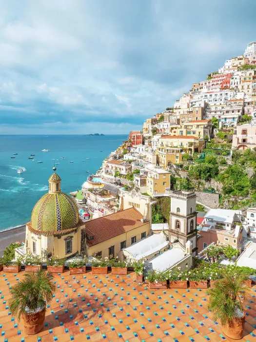 Framed Print : Scenic view of Church of Santa Maria Assunta Positano, Amalfi Coast, Campania, Italy Framed Print : Scenic view of Church of Santa Maria Assunta Positano, Amalfi Coast, Campania, Italy