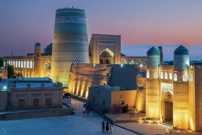 Framed Print : Scenic view of the old town (Itchan Kala), Khiva, Uzbekistan Framed Print : Scenic view of the old town (Itchan Kala), Khiva, Uzbekistan