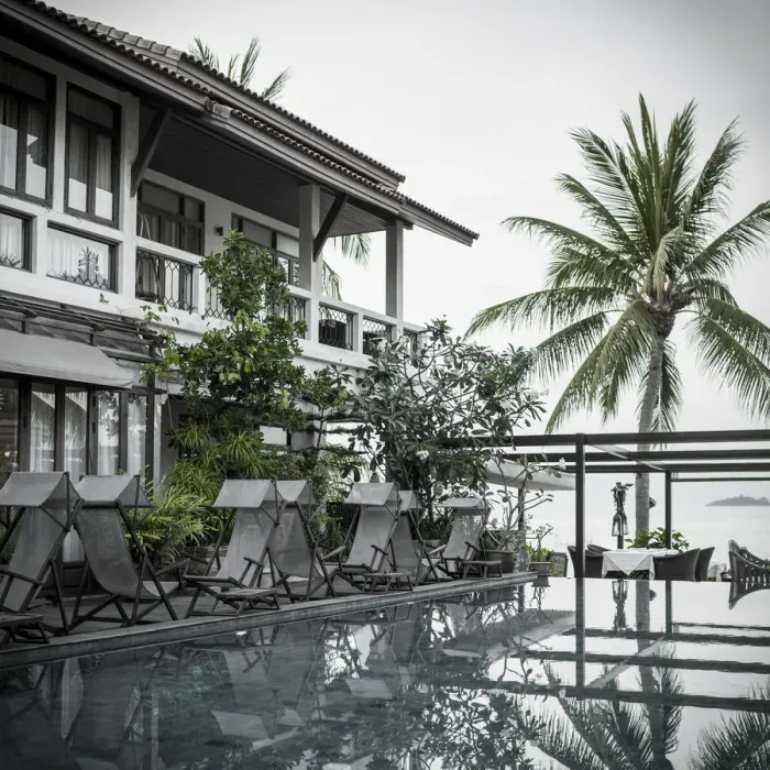 Framed Print : The Scent Boutique Hotel, Bo Phut, Koh Samui, Thailand