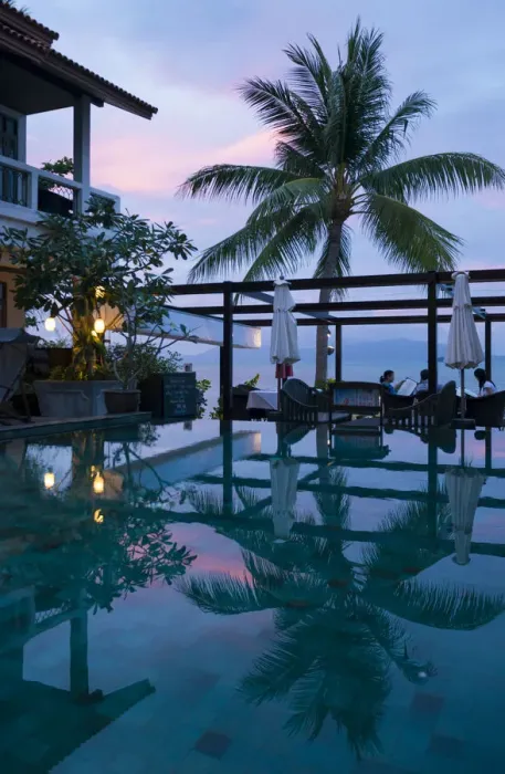Framed Print : The Scent Hotel, Bangrak Beach, Bophut, Ko Samui, Thailand