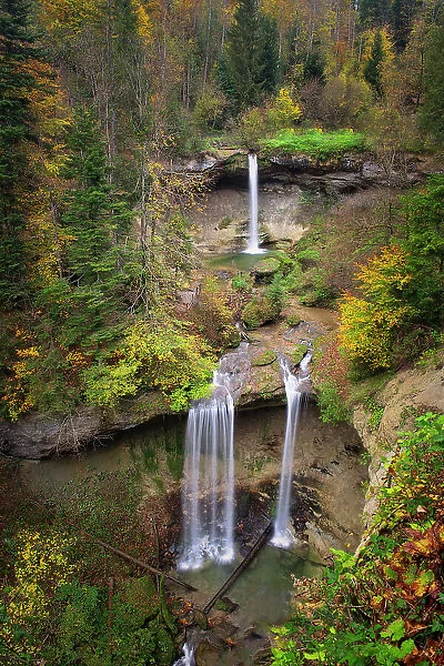 Scheidegger Waterfalls, Scheidegg, Bavaria, Germany