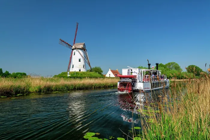 Framed Print : Schellemolen Windmill, Damme, Belgium Framed Print : Schellemolen Windmill, Damme, Belgium