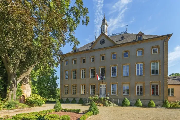 Framed Print : Schengen castle, Kanton Remich, Luxembourg