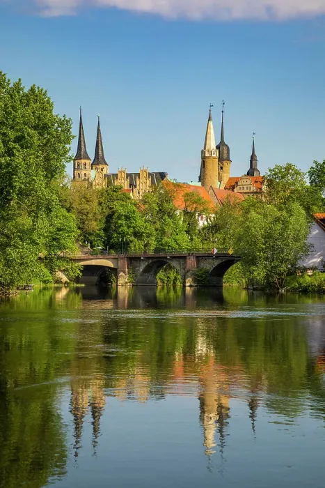 Framed Print : Schloss Merseburg & Saale river, Merseburg, Saxony-Anhalt, Germany Framed Print : Schloss Merseburg & Saale river, Merseburg, Saxony-Anhalt, Germany