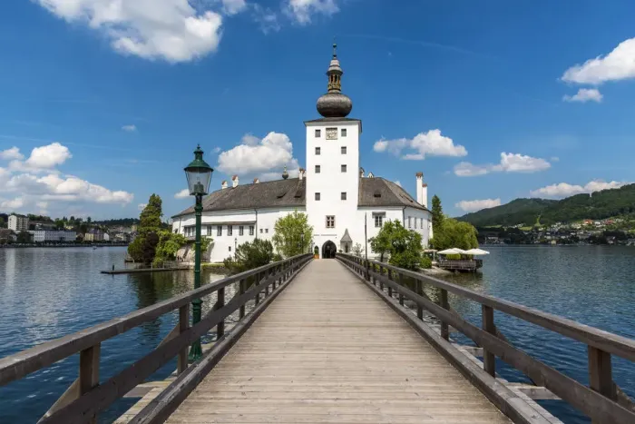Framed Print : Schloss Ort castle, Gmunden, Upper Austria, Austria Framed Print : Schloss Ort castle, Gmunden, Upper Austria, Austria