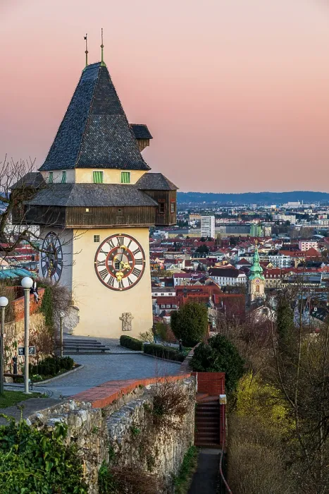 Framed Print : Schlossberg clock tower (Uhrturm), Graz, Styria, Austria Framed Print : Schlossberg clock tower (Uhrturm), Graz, Styria, Austria