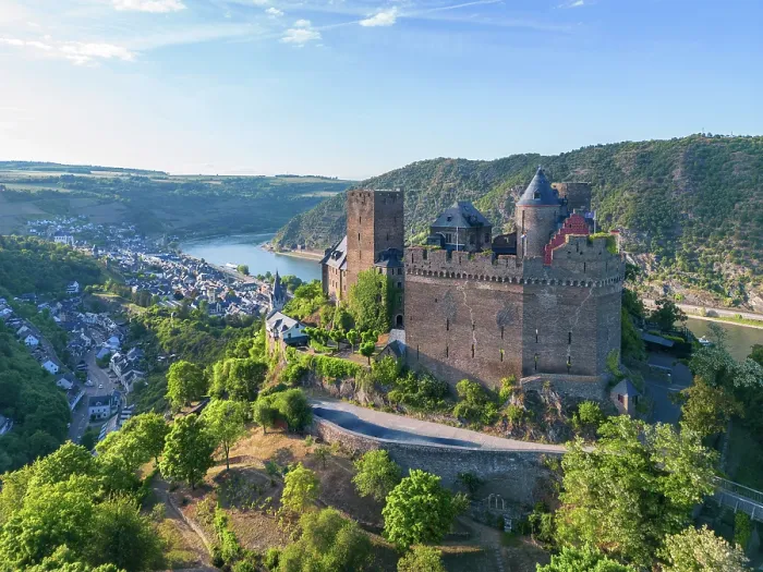 Framed Print : Schonburg Castle, Oberwesel, Rhine valley, Rhineland-Palatinate, Germany Framed Print : Schonburg Castle, Oberwesel, Rhine valley, Rhineland-Palatinate, Germany