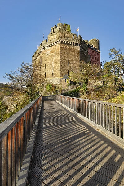 Schonburg Castle, Oberwesel, Upper Middle Rhine Valley, Rhineland-Palatinate, Germany