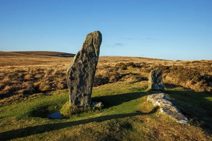 Framed Print : Scorhill Stone Circle, Dartmoor, Devon, England, UK Framed Print : Scorhill Stone Circle, Dartmoor, Devon, England, UK