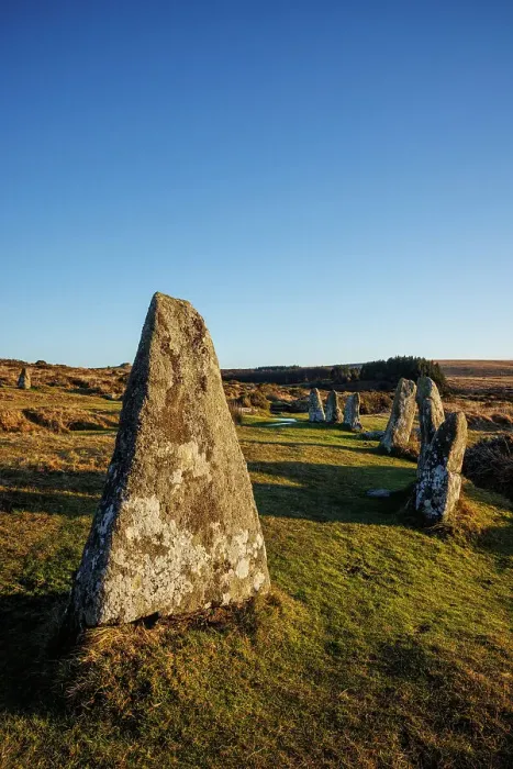 Framed Print : Scorhill Stone Circle, Dartmoor, Devon, England, UK Framed Print : Scorhill Stone Circle, Dartmoor, Devon, England, UK
