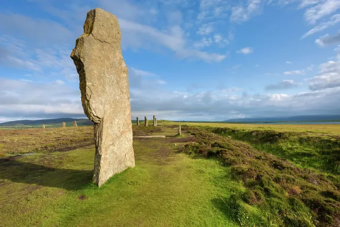 Framed Print : Scotland, Orkney Islands, Ring of Brodgar, stone circle Framed Print : Scotland, Orkney Islands, Ring of Brodgar, stone circle