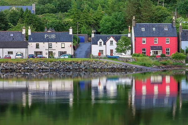 Scotland, Ross-shire, Highlands, Dornie village