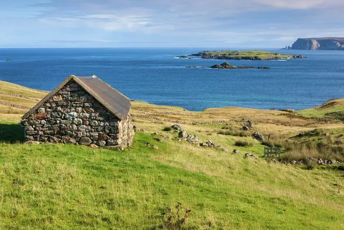 Framed Print : Scotland, Sutherland, near Durness village