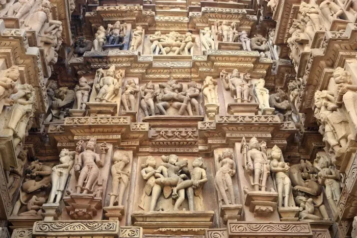 Framed Print : Sculpture of Kandariya Mahadev Hindu temple, UNESCO World Heritage site, Khadjuraho Framed Print : Sculpture of Kandariya Mahadev Hindu temple, UNESCO World Heritage site, Khadjuraho