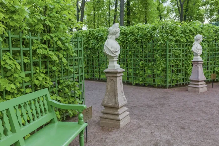 Framed Print : Sculpture in Summer Garden, Saint Petersburg, Russia Framed Print : Sculpture in Summer Garden, Saint Petersburg, Russia