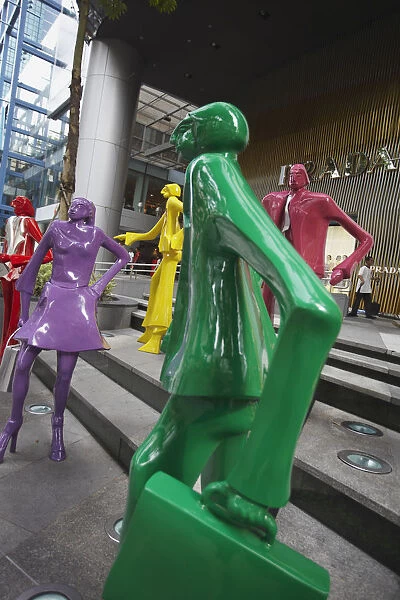 Sculptures outside ION Orchard shopping mall, Orchard Road, Singapore