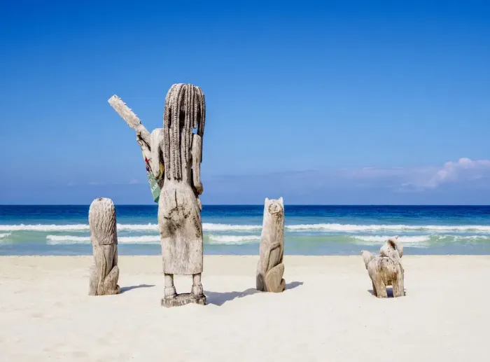Framed Print : Sculptures at Seven Mile Beach, Long Bay, Negril, Westmoreland Parish, Jamaica Framed Print : Sculptures at Seven Mile Beach, Long Bay, Negril, Westmoreland Parish, Jamaica