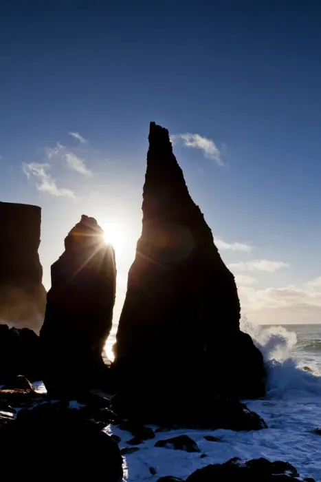 Framed Print : Sea Stacks at Reykjanes Peninsula, Iceland