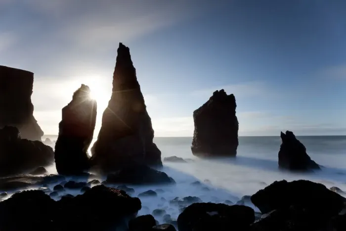 Framed Print : Sea Stacks at Reykjanes Peninsula, Iceland Framed Print : Sea Stacks at Reykjanes Peninsula, Iceland