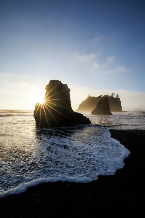 Framed Print : Sea stacks at Ruby beach, Olympic National Park, Washington, USA Framed Print : Sea stacks at Ruby beach, Olympic National Park, Washington, USA