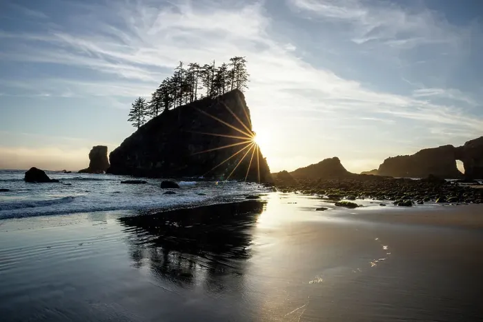 Framed Print : Sea stacks at Second beach, La Push, Olympic National Park, Washington, USA Framed Print : Sea stacks at Second beach, La Push, Olympic National Park, Washington, USA