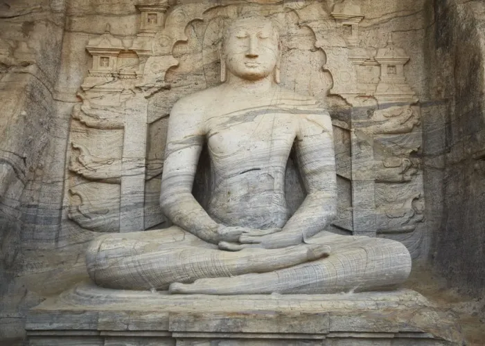 Framed Print : Seated Buddha, Gal Vihara, Polonnaruwa (UNESCO World Heritage Site), North Central Framed Print : Seated Buddha, Gal Vihara, Polonnaruwa (UNESCO World Heritage Site), North Central