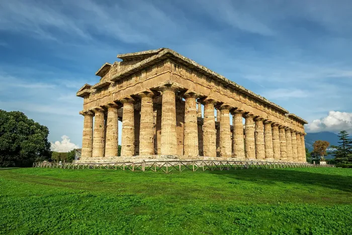 Framed Print : Second Temple of Hera (Temple of Neptune), Paestum, Campania, Italy Framed Print : Second Temple of Hera (Temple of Neptune), Paestum, Campania, Italy
