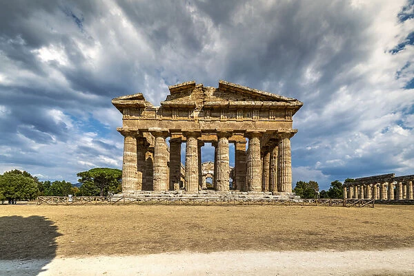 Second Temple of Hera or Temple of Neptune, Paestum, Campania, Italy