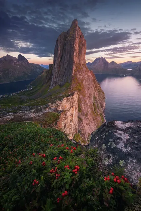 Framed Print : Segla, island of Senja. Northern Norway, Norway