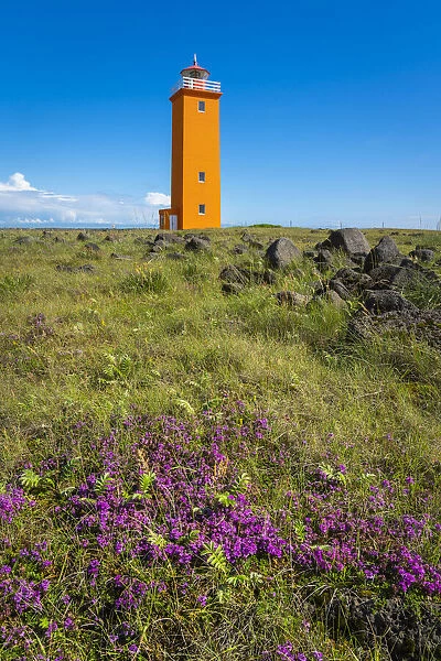 Selvogsviti Lighthouse, Selvogur, Reykjanes Peninsula, Iceland