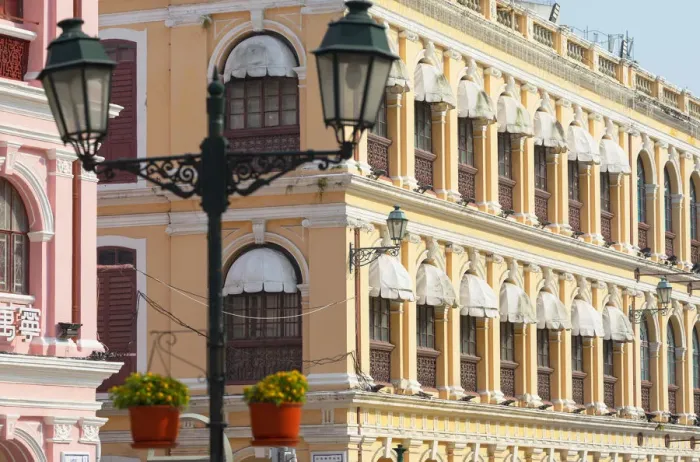 Framed Print : Senado Square, Macau, China Framed Print : Senado Square, Macau, China