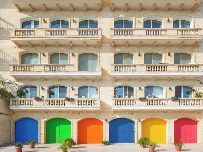Framed Print : Senglea (L-Isla) - one of the Three Cities, Colorful garage Doors Senglea, Valletta, Malta Framed Print : Senglea (L-Isla) - one of the Three Cities, Colorful garage Doors Senglea, Valletta, Malta