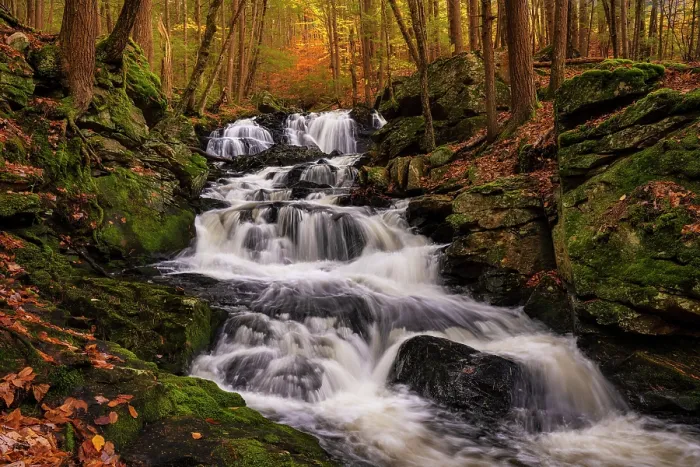 Framed Print : Senter Falls in autumn, Lyndeborough, New Hampshire, USa Framed Print : Senter Falls in autumn, Lyndeborough, New Hampshire, USa
