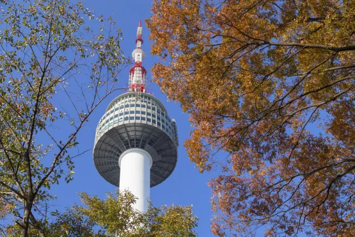 Framed Print : Seoul Tower in Namsan Park, South Korea Framed Print : Seoul Tower in Namsan Park, South Korea