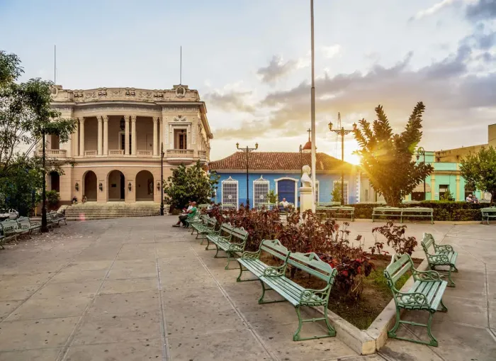 Framed Print : Serafin Sanchez Park at sunset, Sancti Spiritus, Sancti Spiritus Province, Cuba Framed Print : Serafin Sanchez Park at sunset, Sancti Spiritus, Sancti Spiritus Province, Cuba