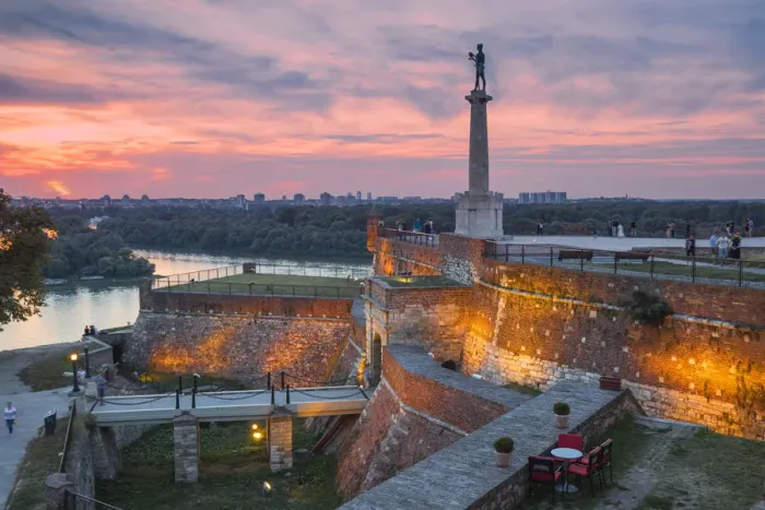 Framed Print : Serbia, Belgrade, Kalemegdan Park, Victor Monument at Belgrade Fortress Framed Print : Serbia, Belgrade, Kalemegdan Park, Victor Monument at Belgrade Fortress