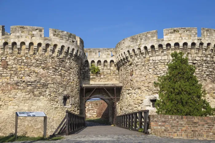 Framed Print : Serbia, Belgrade, Kalemegdan Park, Belgrade Fortress, Zinden gate and towers Framed Print : Serbia, Belgrade, Kalemegdan Park, Belgrade Fortress, Zinden gate and towers