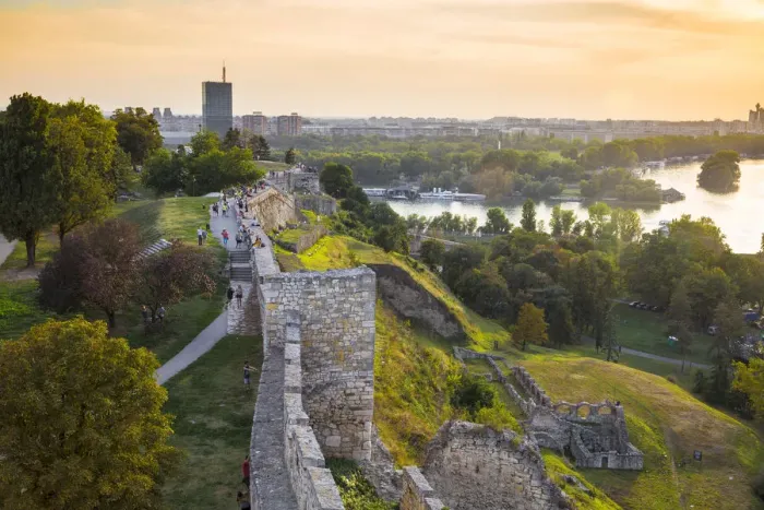 Framed Print : Serbia, Belgrade, Kalemegdan Park, Belgrade Fortress and confluence of the Sava Framed Print : Serbia, Belgrade, Kalemegdan Park, Belgrade Fortress and confluence of the Sava