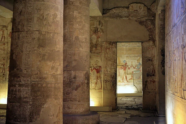 Seti I temple (13th century BC), Abydos, Egypt