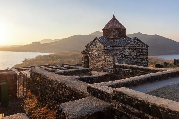 Framed Print : Sevanavank church on Lake Sevan, Armenia Framed Print : Sevanavank church on Lake Sevan, Armenia